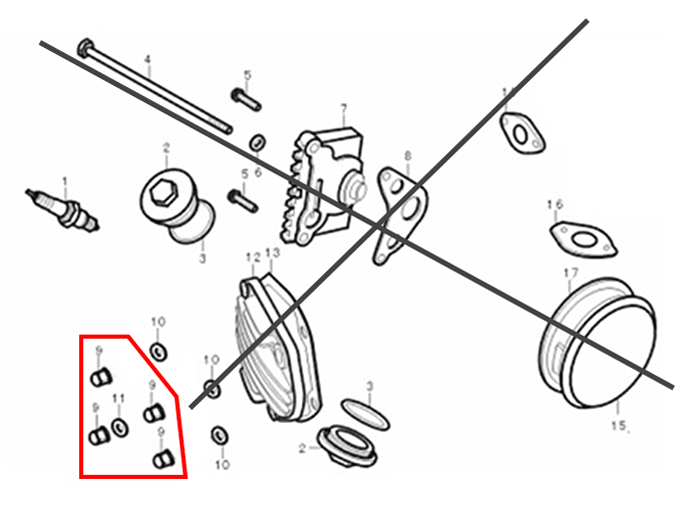 田中商会125ccエンジン シリンダーヘッド用 ナットキャップ M7≪田中商会★モンキー≫【クリックポスト代引不可】