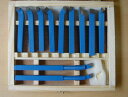 卓上小型旋盤・ミニ旋盤用 10mm×10mmバイト 11本セット【レターパックプラス代引不可】