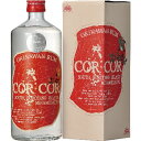 ワイン名 Grace Rum. COR COR Red Label 産国 日本 産地 沖縄県南大東島 生産者 グレイスラム（社長・金城祐子） 製造責任者 品種 サトウキビ糖蜜 単位収穫量 製造方法 単式・常圧蒸留 アルコール度 40％ 容量 720ml 年間生産本数 約25，000本 タイプ アンデュストリエル （工業生産ラムという意味で、製糖工場で砂糖(ざらめ)を精製する際に副産物として産出される「糖蜜」を発酵させて造ります。）無添加・無着色 製品名 ラム酒（スピリッツ） サービス 保存方法 紫外線を避け、常温保管可沖縄・南大東島のさとうきびが ラム酒になりました そうだラム酒をつくろう！ グレイスラムは、いちOLのラム酒との出会いから生まれました 1972年沖縄本土復帰の年、グレイスラムを立ち上げた金城祐子さんは誕生いたしました。OL時代、お酒の好きだった祐子さんは、とあるBARで「ラム酒」に出会う。しかも、原料がサトウキビと聞いて驚愕。 「沖縄にとって、もっとも身近な作物サトウキビからこんな美味しい酒ができるのか・・・」。 「そうだ！沖縄のラム酒を造ろう！！」 経営を学んだ旦那様の影響もあったのか、起業心は持ち合わせていました。 そこで、特に低農薬サトウキビ栽培に長けていた南大東島に着目。沖縄電力のベンチャー企画に「南大東島サトウキビによるラム酒製造」で応募。見事に採用となりました。 糖蜜醗酵、無添加・無着色の赤ラベル アンデュストリエル 黒糖の甘やかな香りをベースに、チョコレートやスパイスさらにサトウキビの葉のような青々した香りが複雑でありながら爽やかに絡みます。口中に含むと、柔らかい甘みの中に、香草や樹木さらにカスタード系の味わいが香り同様に複雑に絡みます。 やや甘みを抑えたドライなラム酒です。 アンデュストリエルとは、工業生産ラムという意味で、製糖工場で砂糖(ざらめ)を精製する際に副産物として産出される「糖蜜」を発酵させて造ります。 ほとんどのラムの原材料はこちらとなり、通常この「糖蜜」の味や香りをマスクするために、エッセンス（人工香料）やカラメル（化学色素）を使用しますが、グレイスラムのCORCORは素材の風味を生かすために、無添加・無着色に仕上げています。既存のラムとはひと味違った、個性的で独自性を持った味わい。 　 　 ・・・・・南大東島・・・・・ 1630年ヨーロッパ地図には「アムステルダム」と記載され、1820年ロシア艦隊が「ボロノジ島」と命名。その後ペリー提督もこの島を確認し、1885年日本は日本国領土であることを宣言。しかし、1800年代は無人島であった。1900年開拓の許可を得た八丈島の玉置半右衛門ら23名が上陸。ため池に真水を発見したことから本格的な開発（サトウキビ畑）が進む。玉置時代⇒東洋製糖⇒大日本製糖の時代を経て、1046年～1972年の間アメリカの占領下に置かれる。本土復帰後も製糖を中心に歴史を刻む。 開拓者がもたらした八丈文化、製糖会社の上層部がもたらした大和文化、そして沖縄からの来島者がもたらした沖縄文化が融合した独特な文化をもっています。 ＜データ＞ ・沖縄本島から真東に約360km ・隆起珊瑚からなる島 ・面積：30.57平方km、周囲は約20．8km ・人口：　1，314人、598世帯 　 COR COR（コルコル）の名は、南大東島が珊瑚が隆起してできた島で、空から島を見ると「冠」に見えることから“珊瑚の冠”CORONAをイメージして名づけられました。 ですから、ラベルの形は南大東島を形どったものです。 また、ラベル右上にいるコウモリは国指定天然記念物の「ダイトウオオコウモリ」です。 ラベルデザインまで、沖縄・南大東島を主張したラム酒です。