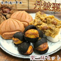 丹波栗 栗三昧セット 丹波焼き栗 冷凍焼栗 250g 栗幸餡(栗まんじゅう) 栗あん2個 丹波栗あんだんご2本【丹波の幸】帰省暮 冷凍 スイーツ 和菓子 菓子 栗スイーツ 甘栗 国産 栗 ご当地グルメ