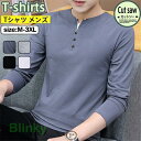 Tシャツ メンズ 長袖 春秋 ロンT カットソー Vネック 無地 tシャツ シンプル カジュアル ストレッチ インナー トップス 父の日