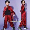 キッズ ダンス衣装 ガールズ ヒップホップ 黒 赤 チェック セット 夏 ジャズダンス 韓国 チアガール 応援団 チア ステージ衣装 へそ出し 練習着(4)