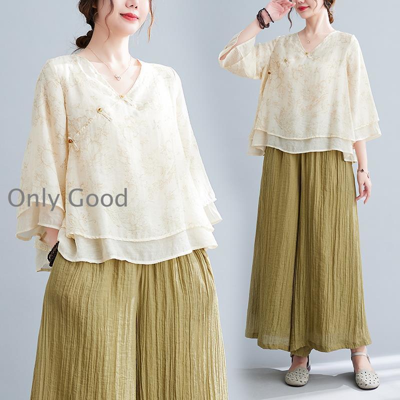 ゆるシャツレディース40代50代大...