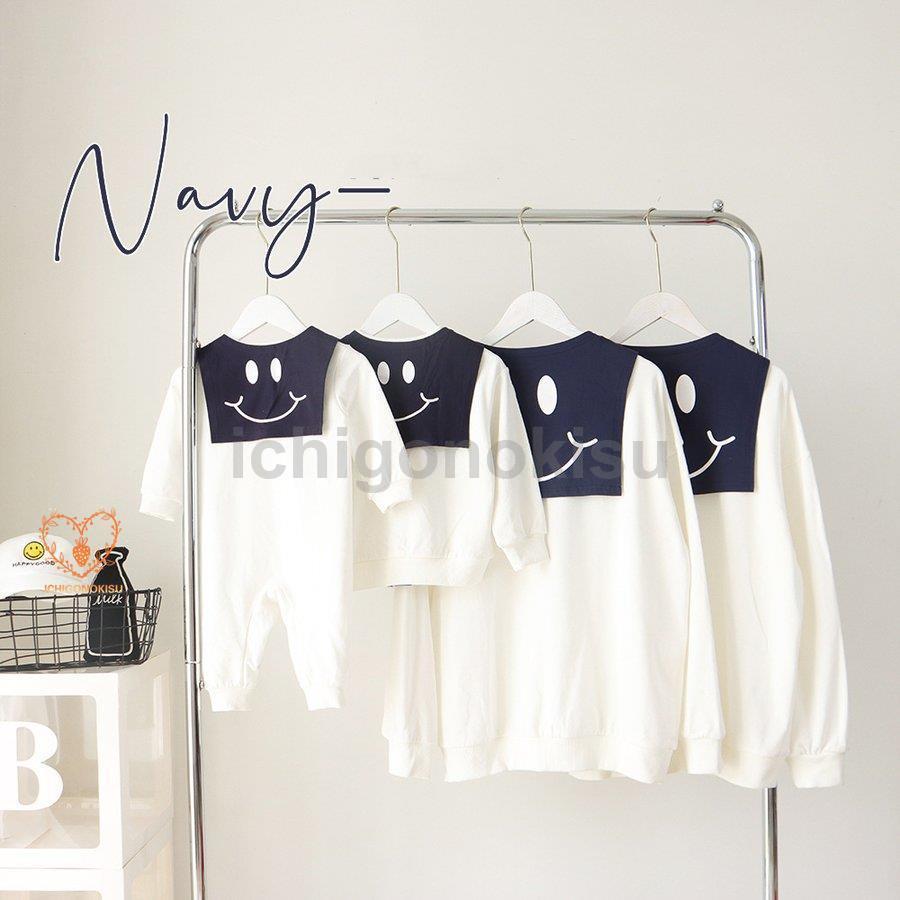 親子ペアルック 赤ちゃん トレーナー 長袖 家族お揃いコーデ 親子リンクコーデ ユニセックス ママ パパ..