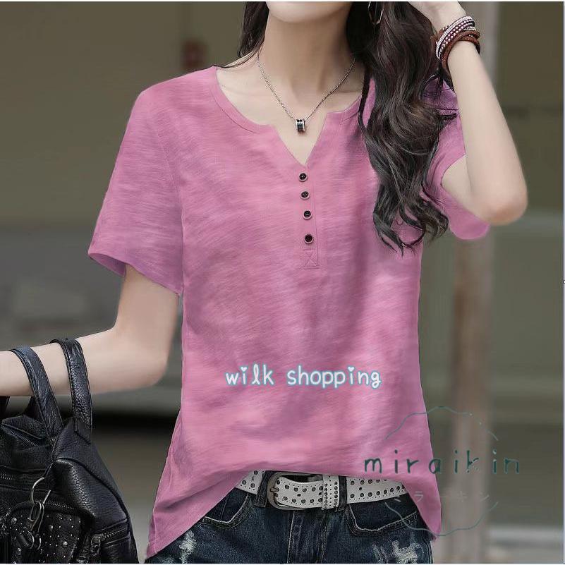 Tシャツ レディース 春 夏 トップス 半袖 tシャツ スリム カットソー プルオーバー インナー UVカット 大人 楽ちん 汗じみ防止 汗染みない 春夏 夏服 夏物 新作