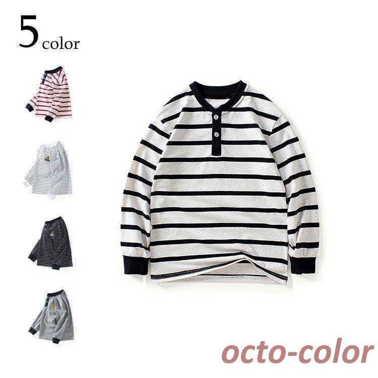 Tシャツキッズ長袖秋韓国子供服男の...