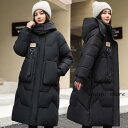 ダウンコート ロング レディース コート 中綿コート ロングコート 防寒服 お出かけ 旅行 おしゃれ カジュアル フード付き 厚手上着 体型カバー
