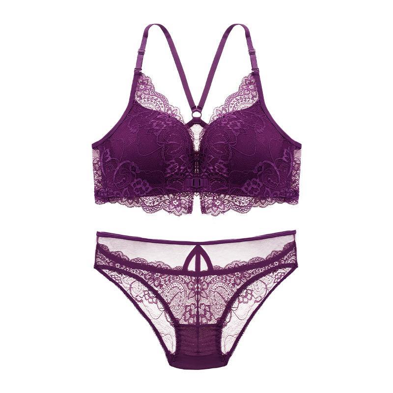 フロントホックブラ ブラジャー ショーツセット ブラジャー セット 女性下着 セット 下着 背中魅せ 見..