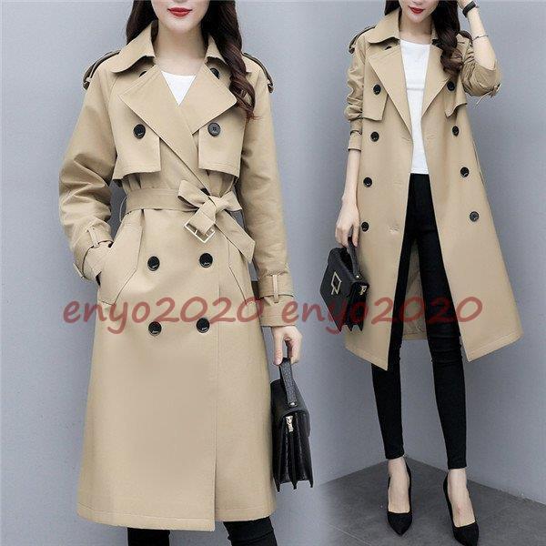 秋コート トレンチ レインコート スプリングコート 春コート レディース 大きいサイズ エレガント ロン..