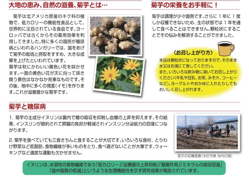畑のイヌリン