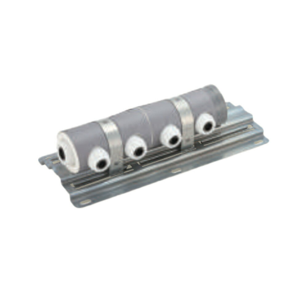 ブリジストン《CJ-MHM》 CJ-MHM・ (6~ 8口用) : プッシュマスター 樹脂ヘッダー 専用ワンタッチ金属架台 (20J用) (保温材付用)∴ブリヂストン ポリブテン 継手 ポリブデン 接手 給水 給湯 エコキュート 配管