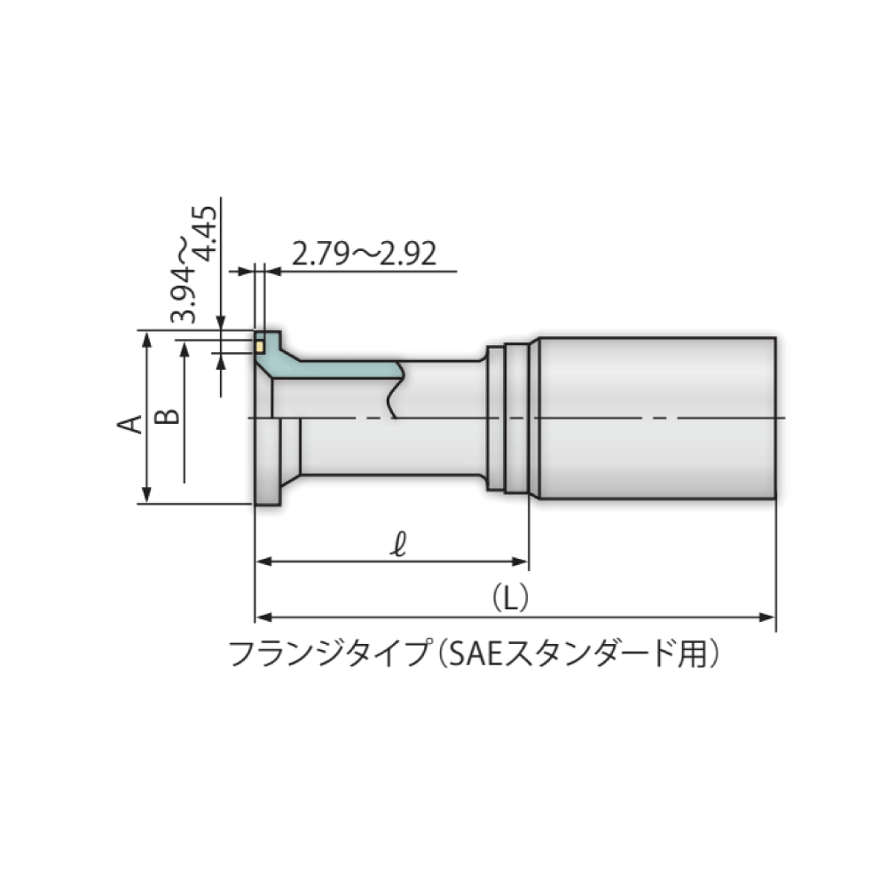 ブリジストン《UB12S》油圧 UB/UZ 金具 S フランジ : UB 12 S ( 3/4)∴建設機械 油圧工具 油圧配管