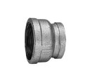 シーケー金属《HCS100X25》 S 100A×25A : CK金属 鋼管用ネジ込 白継手 ソケット 異径∴ガス 管 捻込 継手 鉄管 ねじこみ 冷温水 エア...
