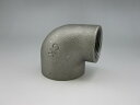 シーケー金属《NKAL50X15》 L 50x 15 : CK金属 黒捻鋼管継手 エルボ 異形∴
