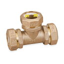 タブチ SPJ-T-1-L 20 : SPジョイント(PE継手) 耐震強化型 1種 チーズ∴メカニカル JIS ポリエチレン 水道管 二層管 一級管 埋設 配管...