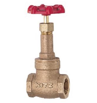 KITZ M50 ハンドル赤 (J5-BSR同等):JIS 5K 捻込 ゲート弁∴ゲートバルブ仕切弁 ゲート弁 キッツ 北沢 バルブ 捻込 ねじ 配管