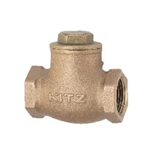 KITZ RN20 (M125H-BNS-N同等):鉛レス 汎用125型 捻込 チャッキ スイング∴逆止弁 チャッキバルブ チャッキ弁 キッツ 北沢 バルブ 捻込 ねじ 配管