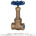 東洋バルブ LJ10-BSR-SK40 ハンドル紺 (LNW同等):鉛レス コア入 10K 捻込 ゲート弁∴ねじ 配管 東洋バルウ゛