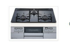 ⊥・ノーリツ N3WT6S-13A (051N307) : ビルトインコンロ 600幅 焼網 ファミ スタンダード ∴