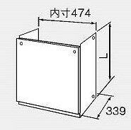 ⊥・ノーリツ H50 450 (0760600) : 配管カバー ∴