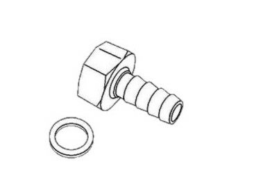 ⊥・ノーリツ 0702396 2個入 : ふろPE管継手 10A (15A袋N +10A竹子) ∴