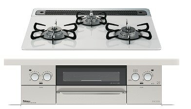 【≠】パロマ PD-893WS-U60CV LPGプロパン (72035-020) ・ラクックグラン同梱 : ビルトインコンロ FACES GRAND ハイパー...