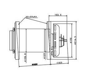 廃番間近 パロマ 排気トップ 壁掛FFタイプ給湯器用トップ 350?450mm:給排気トップWT-450 (50155)∴Paloma