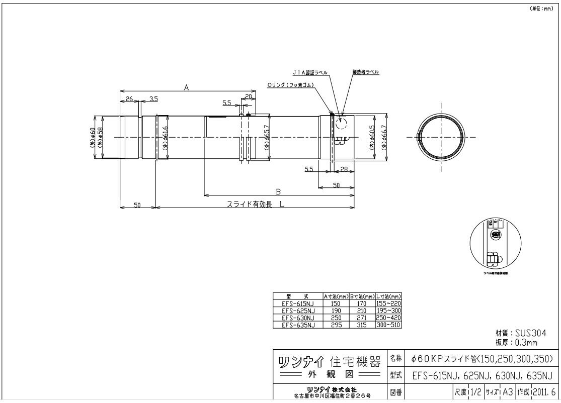 iC IvV :EFS-615NJ (21-8802)