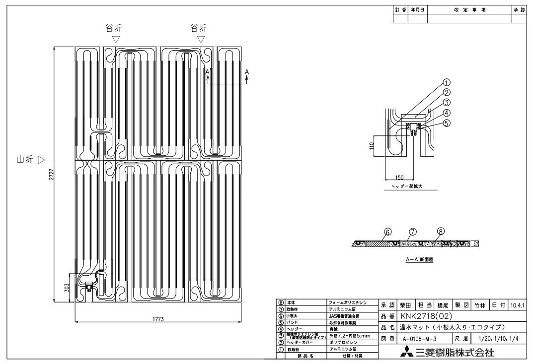 リンナイ KNK2718C 温水マツト (25-3576) : 温水マット ∴