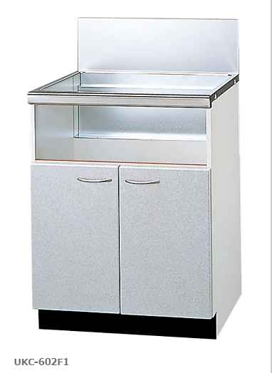 ⊥・リンナイ UKC-602F1 : ビルトインコンロ用 専用キャビネット (スーパーフッ素コート扉) ∴