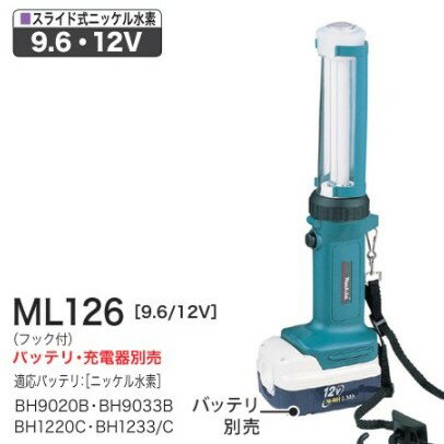 マキタ 部品- 充電式蛍光灯ML126 :ML126 (JPA) R03∴makita