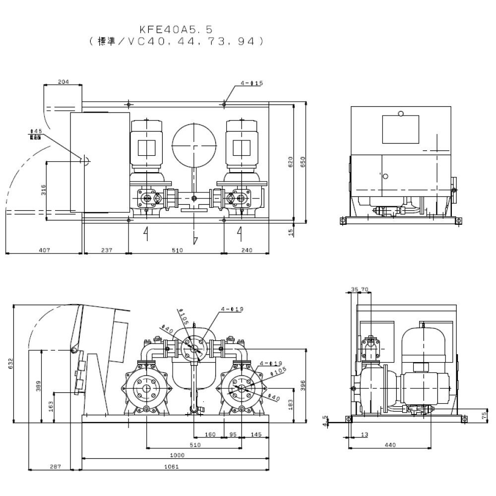 川本製作所 インバーターポンプ ポンパーKFE...の紹介画像2