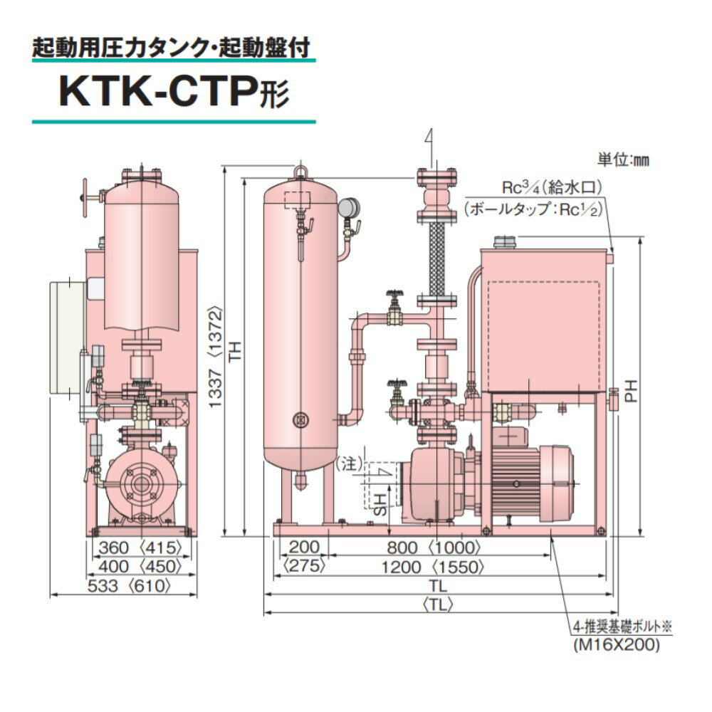 川本製作所 スプリンクラーポンプ(60HZ):...の紹介画像3