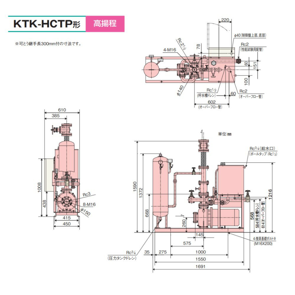 川本製作所 屋内消火ポンプユニット(60HZ)...の紹介画像3