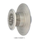 レオナード《JL-U4-65Z》浴槽.プール用 丸 側面 吸込.吐出.連通+防水皿 : JL-U4 65Z (目皿部SUSオ捻+ +防水皿SUS)∴