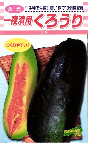 ツケウリ 種 『くろうり』 松永種苗/小袋（30粒）