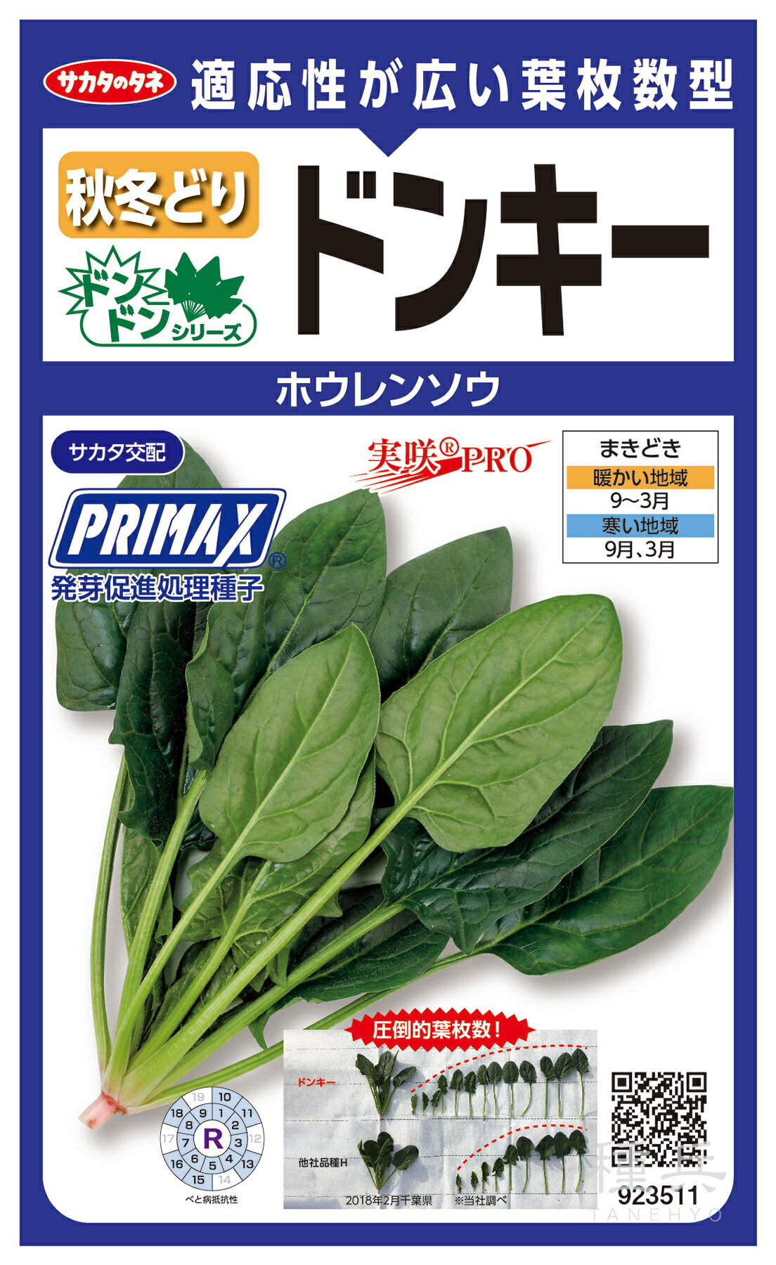 ホウレンソウ 種 『ドンキー』 サカタのタネ