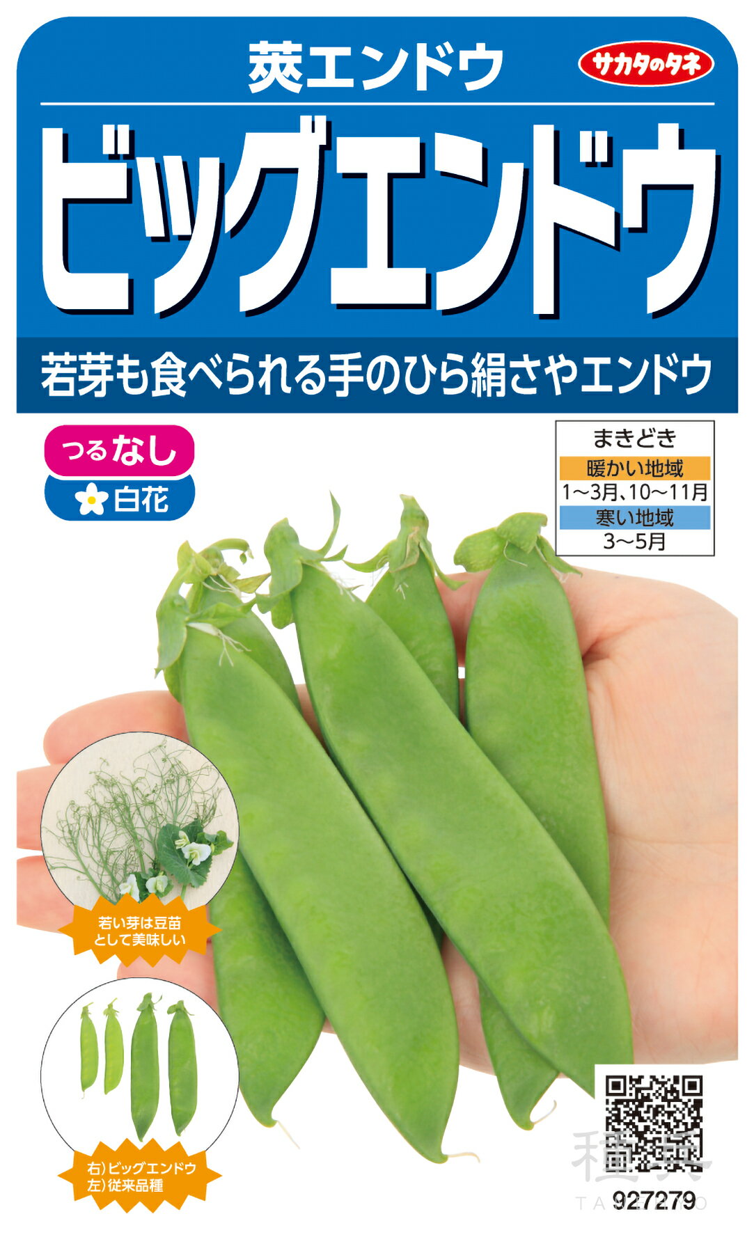 サヤエンドウ 種 『ビックエンドウ』 サカタのタネ