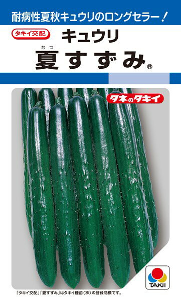 ※この種1mlあたり粒数の目安…24粒秀品率が高く、作りやすい耐病性夏秋キュウリ！【特長】●べと病・うどんこ病に強い耐病性。夏秋キュウリのロングセラー品種。●果色は濃緑でテリがあり、平均果長は21〜22cmでクズ果の発生が少なく、秀品率が高...