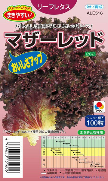残りわずか サニーレタス 種 マザーレッド ペレットl5000粒 タキイ種苗 種兵ネットショッピング Arh Nl 残りわずか サニーレタス 種 マザーレッド ペレットl5000粒 タキイ種苗 種兵ネットショッピング Arh Nl