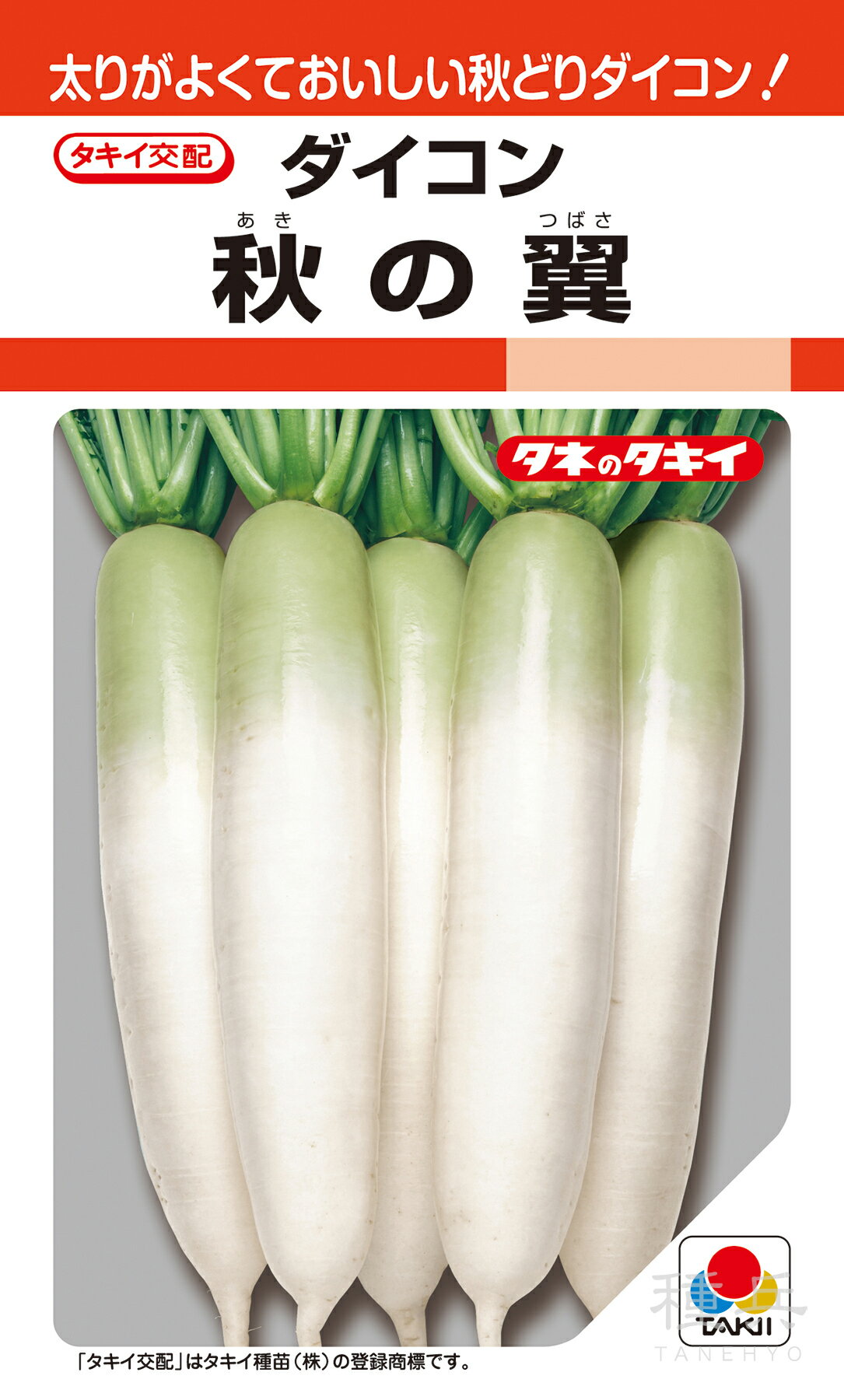 秋冬どりダイコン 種 『秋の翼』 ADA08Y タキイ種苗