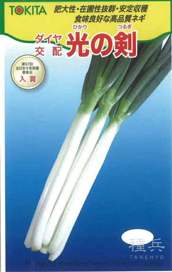 ※この種1mlあたり粒数の目安…150〜250粒肥大性抜群・第57回原種審査会3等2位入賞 不安定な気候でも安定して秀品収穫可能な剣シリーズの早生品種!【特長】気温10-25度での肥大性に優れ、播種期をずらすことで夏から年明けどりまで収穫可能。●草丈90-95cmでL級での収穫比率が高く首部のばらけ、割れも少ない。●在圃性に優れ、湿害に強く、安定して秀品が収穫できる。●皮がむき易く収穫作業性高い。●食味も良い【栽培の要点】空梅雨、酷暑、巨大台風、集中豪雨等、天候不順が非常に目立ちます。このような条件下でも、畑に長く置ける生理的に強健で在圃性に優れるネギです。 ご注文の際は必ずお読みください 【商品の発送について】 ◆お取り寄せ品につき、出荷までに若干の日数を頂戴しております。通常2〜7営業日程度の出荷となりますが、正月・盆・GW期間などはメーカー休業のため、さらに日数を頂戴する場合があります。 ◆商品は予告なしにメーカー在庫切れまたは廃盤になる可能性があり、発送までしばらくお待ちいただく場合や、キャンセルさせていただく場合があります（メールで連絡いたします）。 ◆ご注文の一部が在庫切れの場合、在庫のある商品を先に出荷し、在庫切れ品は入荷後の出荷とさせていただきます（後送分の送料は当店にて負担致します）。 ◆メール便は普通郵便を使用し、配達状況の追跡はできません。また、配達に2〜5営業日程度かかり、土日祝日の配達はお休みとなりますので、余裕を持った注文をお願いします。 【種子について】 ◆ご注文時点でのお取り寄せとなりますので、ご注文のタイミングよっては種子の有効期限が短い商品となる場合があります。早すぎるご注文は避け、ご自身の播種時期に合わせたご注文をお願いします。 ◆種子は発芽試験を受けた純良なものをご用意させていただきますが、播種後、温度や水分などが不適な条件下では発芽不良となる場合があります。 ◆栽培条件・天候等により生育に差が生じることがあり、また、結果が異なる場合があります。むやみな早まき遅まきを避け、適期の播種を心がけてください。 ◆種子の本質上、100%の純度は望めません。採種環境などにより異株が若干発生することがあります。 ◆商品のパッケージは、内容量の違いやデザインの変更などにより、掲載の写真と異なる場合があります。 ◆種子小袋の内容量は予告なく変更される場合があり、実際の内容量と若干異なる場合があります。 以上、ご注文に際し予めご了承下さい。