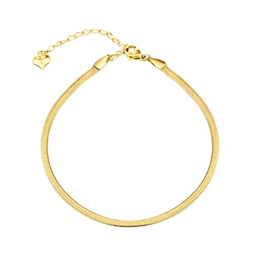 女性用アンクレット。低刺激性で、誕生日、パーティー、ギフトに最適です。(4)