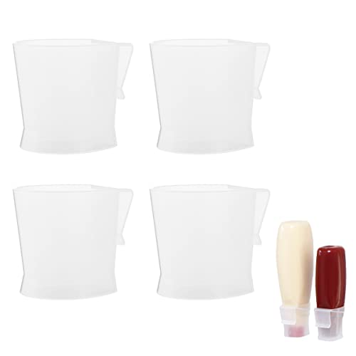 冷蔵庫用マヨネーズケチャップホルダー 4個パック ドアポケット多目的冷蔵庫トレイ キッチン収納 調味..