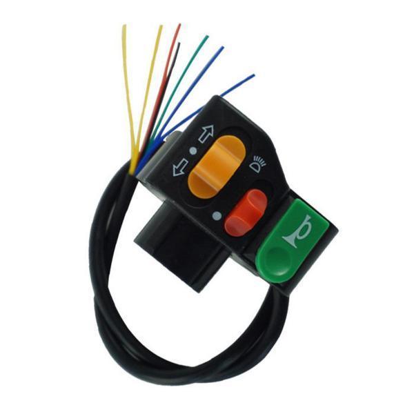 モーターサイクルハンドルバースイッチ22mm7/8インチ電動バイクダートバイクに適合