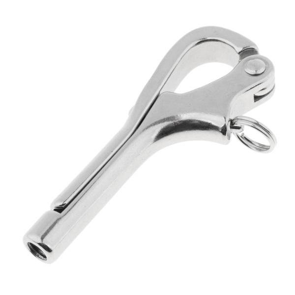 4 "/ 6" 316ステンレス鋼ペリカンフックフィット用マリンボートガードレール130 mm