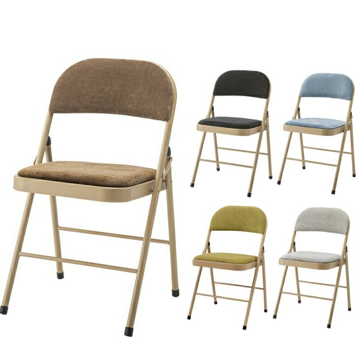 フォールディングチェア パイプチェア 折りたたみ おしゃれ ナチュラル 隙間収納 コンパクト キッチン ..