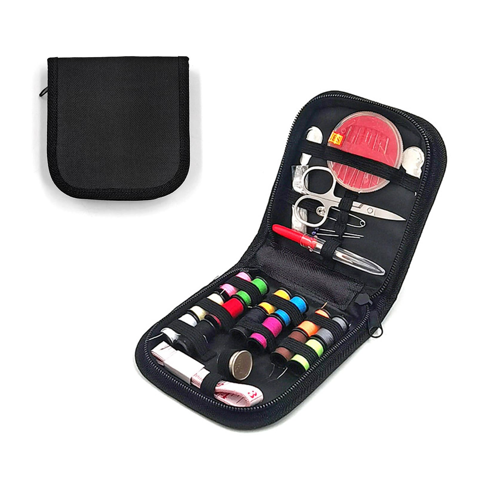 このポータブルな10点ツールセットは、刺繍、針仕事、家庭での裁縫、裁縫練習、衣類の修理、旅行、初心..