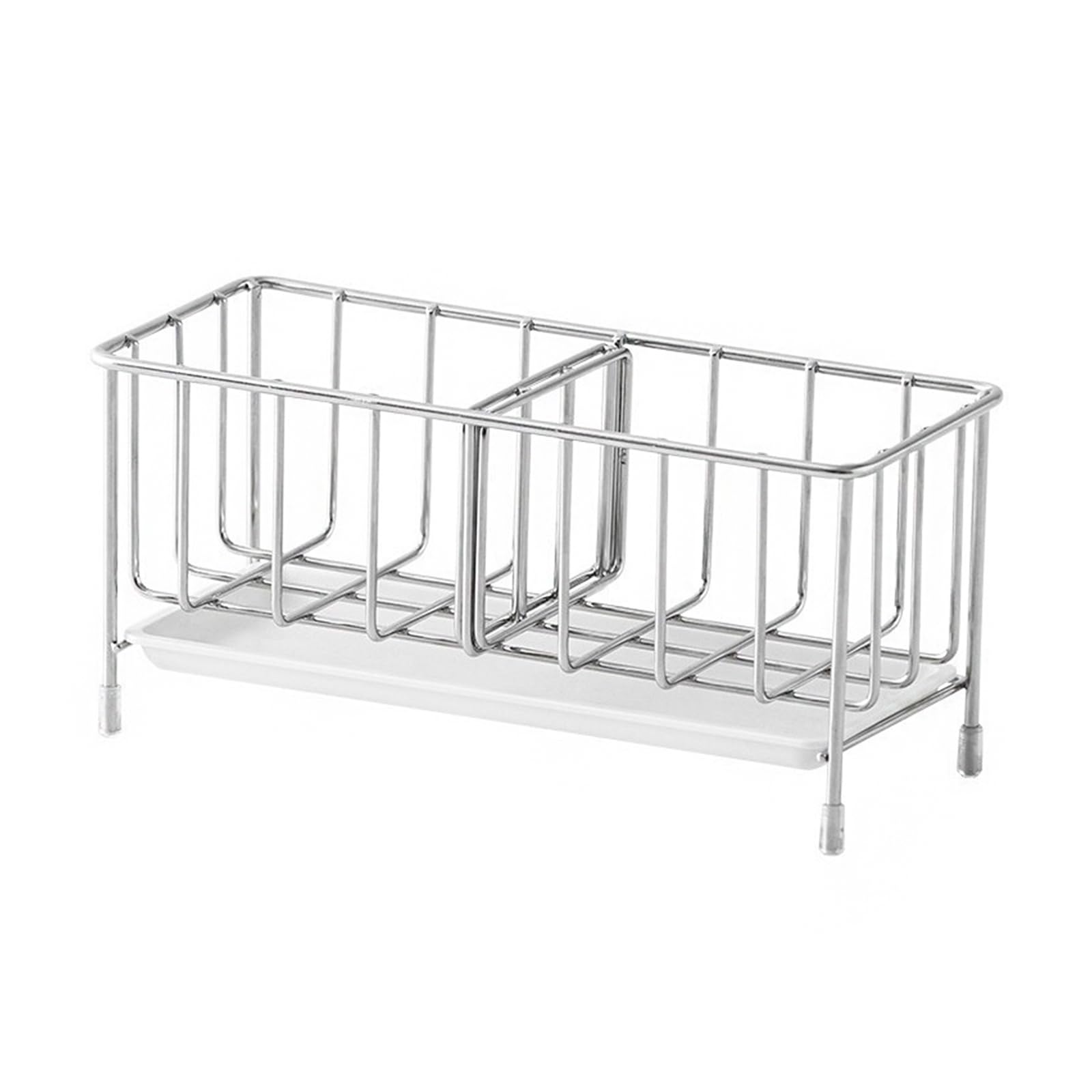 ステンレス製スポンジホルダー、スポンジラック、スポンジとスクラブパッドホルダー、キッチンスポンジ..