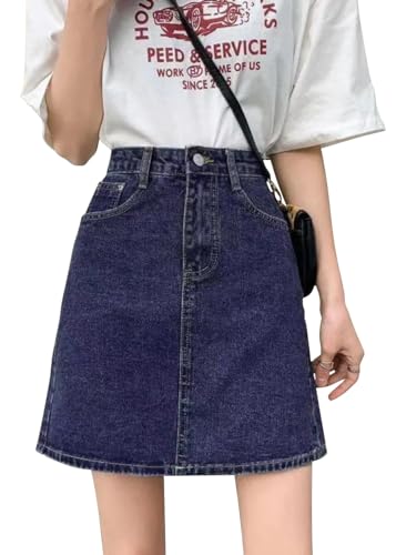 レディース ミニ デニム スカート ゆったり ショート丈 膝上 ゆったり カジュアル コットン 短い スカート レディース ミニ デニム スカート ゆったり ショート丈 膝上 ゆったり カジュアル コットン 短い スカート